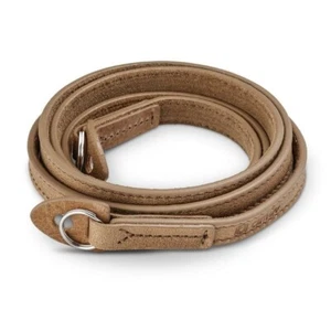 cam-in LCS073206 Camera Strap with Ring, Italian Leather (Light Brown) 49.21in - Picture 1 of 3