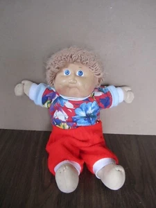 Rara bambola per bambini 1982 #2 Cabbage Patch - capelli rosa castani occhi azzurri Xavier Roberts - Foto 1 di 6