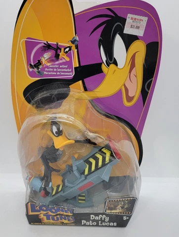 Looney Tunes Back in Action Daffy Duck Action Figure Mattel 2003 NEW SEALED Cover