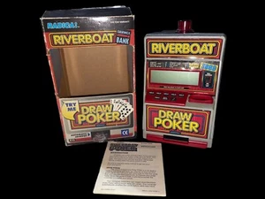 Radica Draw Poker 810 Game Savings Bank with box Riverboat Novelty Collectible - Picture 1 of 6