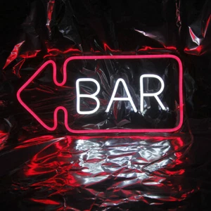Bar LED Neon Light Bistro Beer Pub Club Wall Decor Nightlight Advertising Sign - Picture 1 of 10