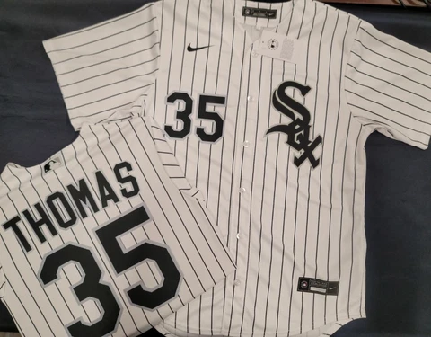 30322 Nike CHICAGO WHITE SOX THOMAS BUEHRLE 100% REAL Baseball JERSEY WHITE P/S Cover