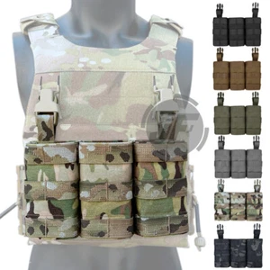 Tactical Placard Front Panel Swift Clip with Kydex Insert for 3 x 7.62/5.56 Mags - Picture 1 of 13