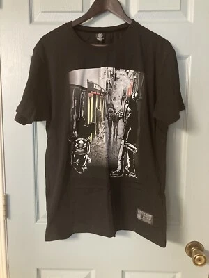 Camiseta Para Hombres Rara 2 Caras Barcelona Diseños Fumar y Beber Mickey/Goofy Talla XL Foto 1 de 4
