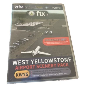 Orbx FTX : West Yellowstone , New Sealed PCDVD - Flight Simulator X Prepar 3D - Afbeelding 1 van 2