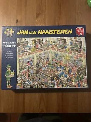 Jumbo Jan Van Haasteren The Library 2000 Piece Jigsaw Puzzle - image 1 of 4