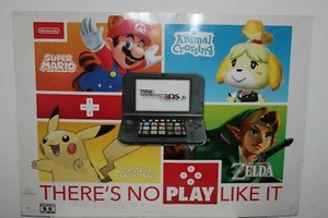  Nintendo 3DS XL "There's No Play Like It" LRG Promo Poster Zelda Mario Pokemon - Picture 1 of 9