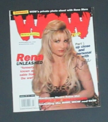 WOW Magazine September 1999 Sable aka Rena Rare Interview Strong WWE WWF Diva  - Image 1 of 4