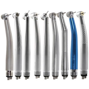 NSK Style Dental (LED Light) High Speed Turbine Handpiece Push Button 4 Holes - Picture 1 of 78
