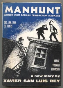 PULP: Manhunt Pulp December 1966- Xavier San Luis FN - Picture 1 of 1