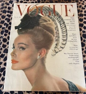 Vogue 1962 Balenciaga-Givenchy-Norell-Kenneth Battle-Brooke Astor-George Masters - Imagen 1 de 14