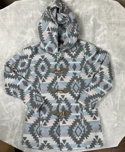 Cruel Girls XL/12 Aztec Southwestern Print Toggle Button Hooded Coat CWJ8260001 - Picture 1 of 12