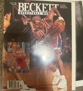 Jerry Stackhouse signed 1996 Beckett Basketball Monthly Full Magazine Jan 96 - Picture 1 of 2