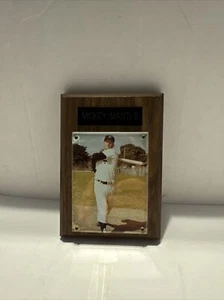 "Mickey Mantel Plakette von meinen Lieblingsspielern, NJ 6""x4""" - Bild 1 von 3