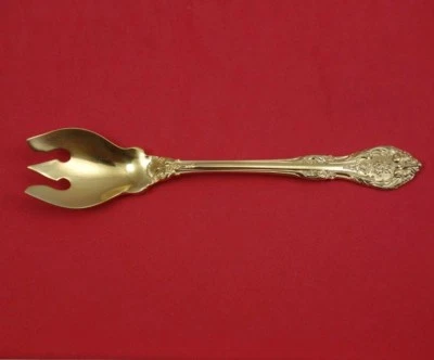 Tenedor de helado de plata esterlina King Edward de Gorham Vermeil original 5 3/4" Foto 1 de 2