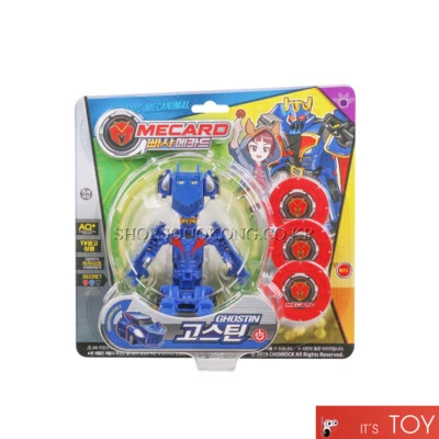 BBASHA MECARD GHOSTIN Ghost Captain Transforming Robot Turning Car Mecanimal  - Image 1 of 4