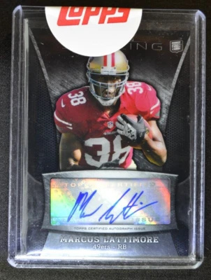 2013 Bowman Sterling Marcus Lattimore Auto Rookie #BSAML - Image 1 of 2