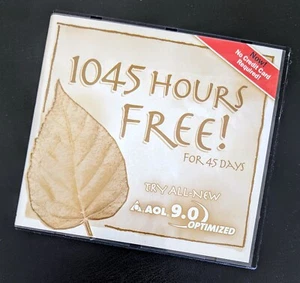 America Online Collectible Program Disc, Vintage AOL CD, "Princess Tree Leaf" - Bild 1 von 3