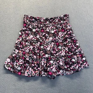 SO Girls Skirt Size XL (14/16) Floral Pull On Ruffled A Line Mini,Lined - Picture 1 of 7