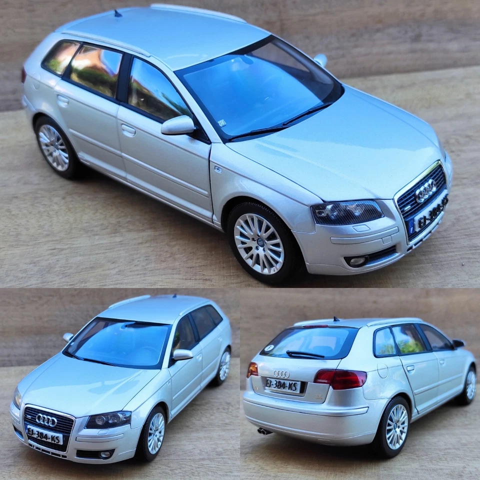 1/18 Kyosho Audi A3 Sportback V6 3.2 Quattro 8PA 2004 12 Miniature Collection  - Photo 1/4