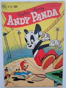 ANDY PANDA-FOUR COLOR COMICS #383 VG+ 1952 Walter Lantz -WOODY WOODPECKER  - Picture 1 of 8