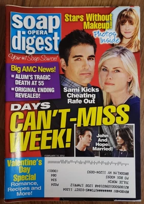 Soap Opera Digest Feb 14, 2012: All Your Favorites: Y&R,GH,DAYS,B&B,OLTL & more - Image 1 of 2