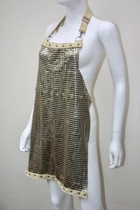 Vintage 1940s WW2 Government Issued Chain Mail Butchers Apron - Picture 1 of 11