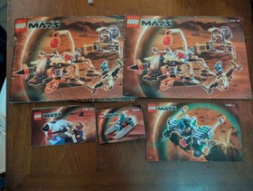 LEGO Life On Mars Instruction Manual Lot Of 5 (7300/7308 7310 7311 7316)