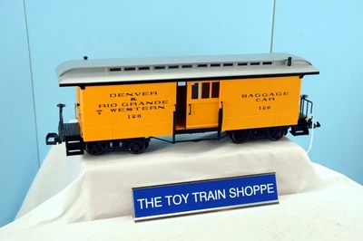 LGB 3084 DENVER & RIO GRANDE WESTERN G GAUGE BAGGAGE CAR #126. EXC COND (LN). - Image 1 of 4