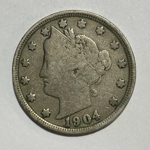 1904 Liberty Head V Nickel - Picture 1 of 2