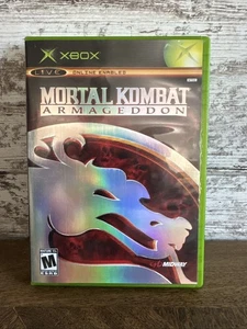 Mortal Kombat Armageddon Microsoft Original Xbox CIB Manual Completo Casi Nuevo - Imagen 1 de 4