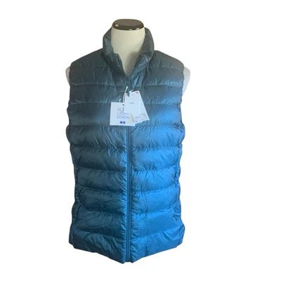 Nuevo con etiquetas Chaleco acolchado Uniqlo Ultra Light Down para mujer talla L oliva empaquetable Foto 1 de 4