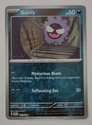 Gastly 102/162 Sv05: Temporal Forces Reverse Holo NM - Image 1 of 2