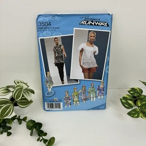 Top Size 12-20 Pattern 3504 Ruffle Yoke Flared Puff Sleeve Uncut Vtg Y2K - Picture 1 of 2