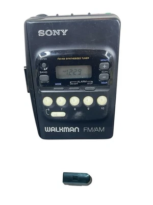 Radio AM/PM portátil Sony Walkman WM-FX20 de colección y reproductor de casete SOLO PIEZAS Foto 1 de 4