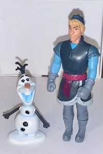 Disney's Frozen 2013 Mattel KRISTOFF 4" Alto y Muñeco de Nieve OLAF 2.25" T Caketoppers - Imagen 1 de 3