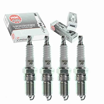 4 Pack NGK V-Power Spark Plugs for GMC Sonoma 2.2L L4 1998–2003 - Image 1 of 4