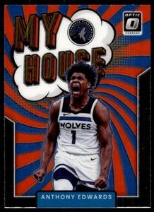 Donruss Optic My House 2021-22 Anthony Edwards Minnesota Timberwolves #9 - Imagen 1 de 2