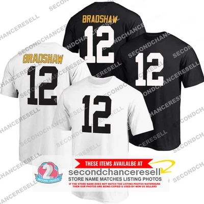 Pittsburgh Steelers Terry Bradshaw #12 T Shirt - Image 1 of 2