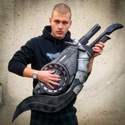 Réplica de pistola de halo de lobber de la muerte de taller Jovokada impresa en 3D con disfraces - no oficial Foto 1 de 4