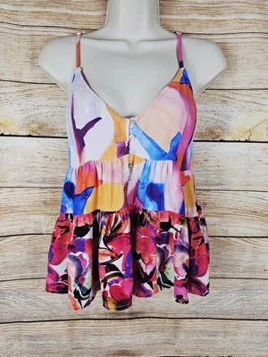 NWT French Connection Tiered Floral Print Cami Size 6 - Image 1 of 4