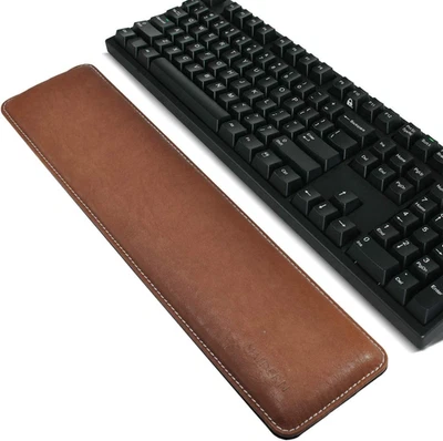 Poggiapolsi Tastiera Pc Ergonomico - 41.5X9.5Cm Pelle Sintetica Poggiapolso Supp - Immagine 1 di 4