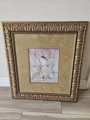 Impresión Salvador Dalí D A C N Y - **Raro Vintage**1953 Mariposas. Foto 1 de 4