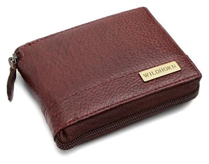 New Full Zip Bi-fold Leather RFID Protection Wallet for Men Brown Colour  - Picture 1 of 8
