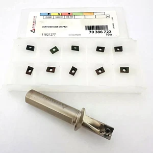 CERATIZIT ECC08R-2,25D-04+ 10 uds. Insertos de carburo XCNT040102ER CTCP425 NUEVOS - Imagen 1 de 6