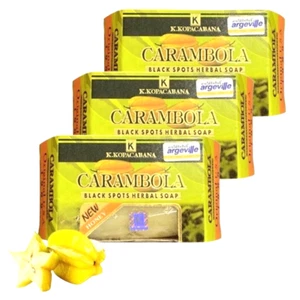 3xSoap Body Bar Carambola Herbal Fruit Spots Honey Whitening Face Star Skin 120g - Bild 1 von 7
