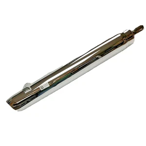 Indian Motorcycle Muffler, Stage 0, Left Hand Side, Chrome, Item # 1263259-156 - Bild 1 von 5
