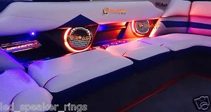 2 Stck. Rockford Fosgate M282/M282B LED Lautsprecher Licht Ringe - EINBAUFERTIG - Bild 1 von 8