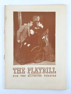 Playbill de teatro Therese Biltmore ciudad de Nueva York 1945 Eva Legallienne - Imagen 1 de 11