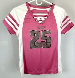 Women’s Small Pink Majestic Jersey Philadelphia Eagles Fan Fashion McCoy #25 